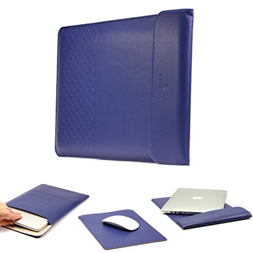 Urcover UNIVERSAL Ultra Thin 15 Zoll (47 cm) Mac-Book Tasche Hülle Sleeve | Blau | Notebook Cover Laptop Case Ultrabook Schutztasche Tablet Etui für MacBook Pro UVM. von Urcover