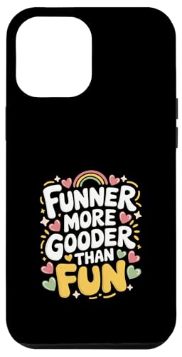 Funner More Gooder Than Fun Witziger Grammatikwitz |----- Hülle für iPhone 12 Pro Max Funner More Gooder Than Fun Witziger Grammatikwitz |----- Hülle für iPhone 12 Pro Max von Urkomischer Grammatikhumor