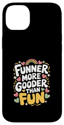 Funner More Gooder Than Fun Witziger Grammatikwitz |----- Hülle für iPhone 14 Plus Funner More Gooder Than Fun Witziger Grammatikwitz |----- Hülle für iPhone 14 Plus von Urkomischer Grammatikhumor