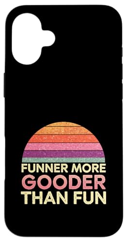 Funner More Gooder Than Fun Witziger Grammatikwitz ------ Hülle für iPhone 16 Plus Funner More Gooder Than Fun Witziger Grammatikwitz ------ Hülle für iPhone 16 Plus von Urkomischer Grammatikhumor