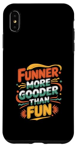 Funner More Gooder Than Fun Witziger Grammatikwitz |---- Hülle für iPhone XS Max Funner More Gooder Than Fun Witziger Grammatikwitz |---- Hülle für iPhone XS Max von Urkomischer Grammatikhumor