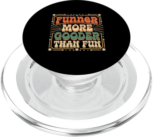 Funner More Gooder Than Fun Witziger Grammatikwitz |--- PopSockets PopGrip für MagSafe Funner More Gooder Than Fun Witziger Grammatikwitz |--- PopSockets PopGrip für MagSafe von Urkomischer Grammatikhumor