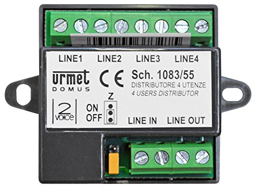 1083/55 - URMET Domus SPA Abteiler 4 Geräte 2VOICE von Urmet