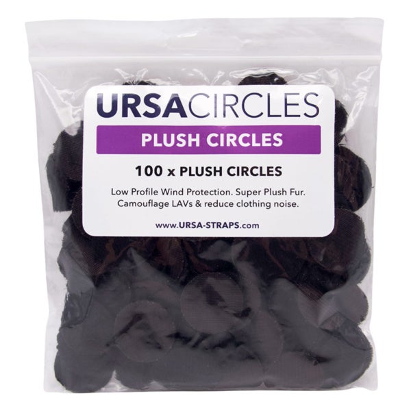 Ursa Straps Plush Circles 100x (Black) von Ursa Straps