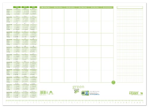 Ursus 036447000 Schreibunterlage, 52.5 x 37.5cm, 70 g/qm, 30 Blatt von Ursus