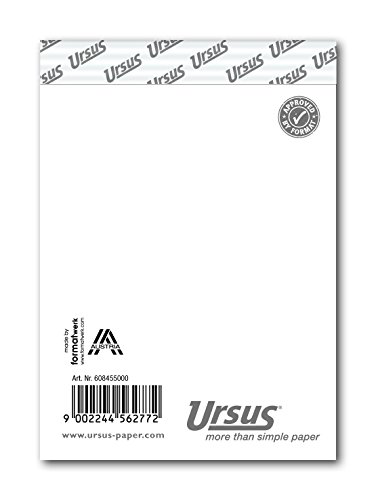 Ursus Basic 608455020 Notizblock A7 48 Blatt 60g/qm 5mm kariert von Ursus