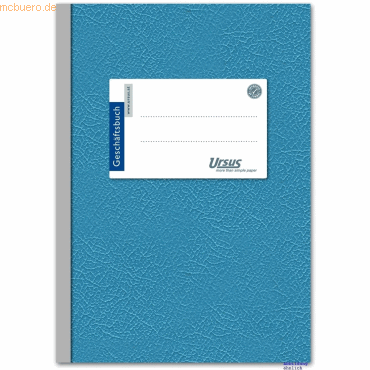 Ursus Geschäftsbuch A6 70g/qm Hartpappe 96 Blatt liniert von Ursus
