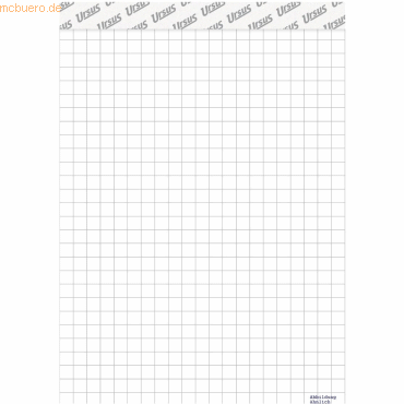 Ursus Notizblock A6 kariert 60g/qm 48 Blatt von Ursus