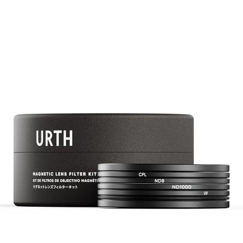 Urth 55mm Magnetisches UV, Polfilter (CPL), ND8, ND1000 Filter Kit (Plus+) von Urth