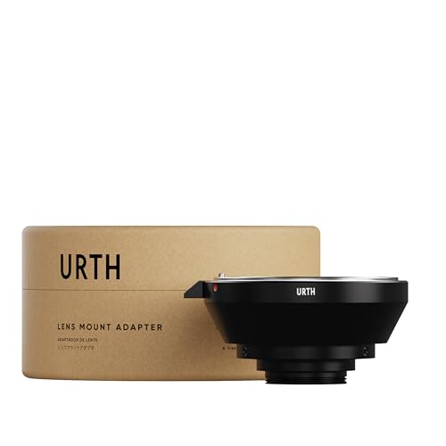Urth Objektiv-Mount-Adapter: Kompatibel mit Nikon F-Objektiv auf C-Mount-Kameragehäuse von Urth