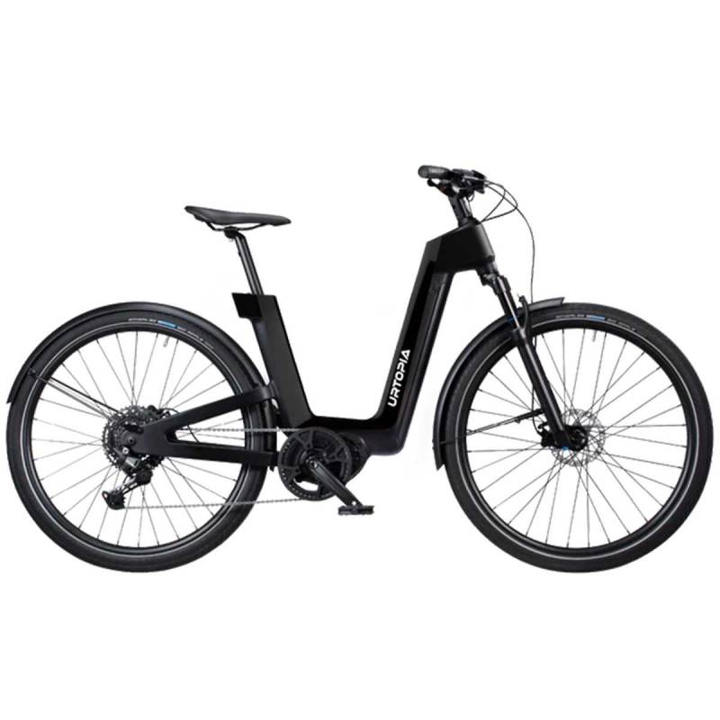 Urtopia Fusion Smart E-Bike (10-Gang-Schaltung Sprachsteuerung Smartbar App IoT) Blazing Black von Urtopia