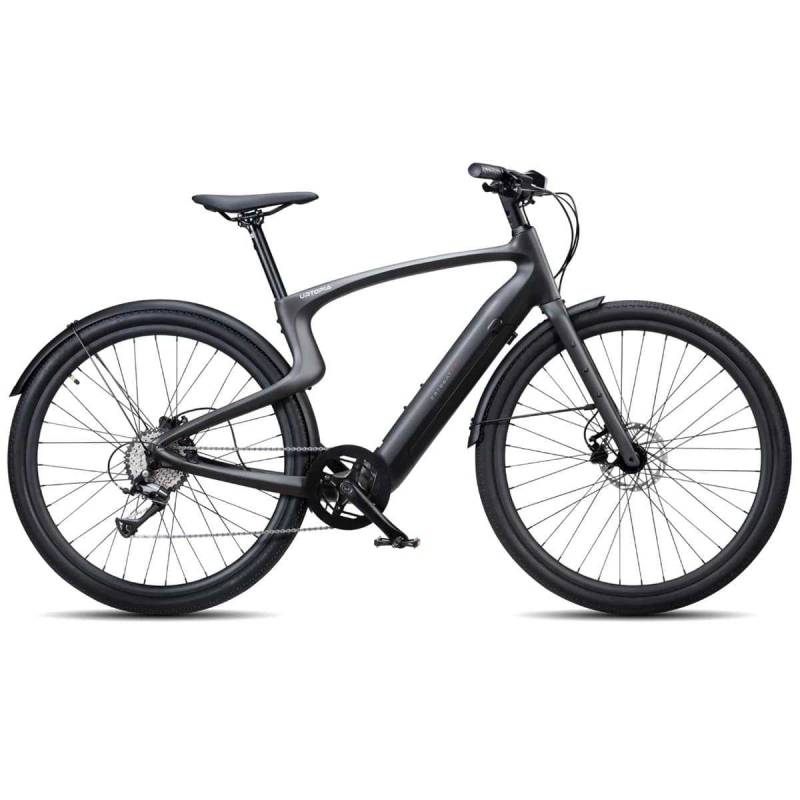 Urtopia Smart Carbon 1 Pro E-Bike (Smartbar 10-Gang-Schaltung Sprachsteuerung Navi App IoT) Schwarz 50cm von Urtopia