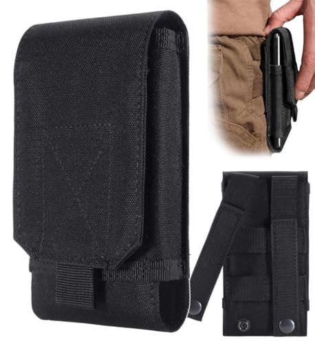 Urvoix Black Army Camo Molle Tasche für Handy Gürteltasche Holster Cover Case Größe L von Urvoix