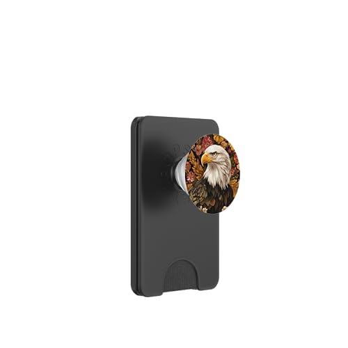 Adler Floral PopSockets PopWallet für MagSafe Adler Floral PopSockets PopWallet für MagSafe von Usa American Accessories