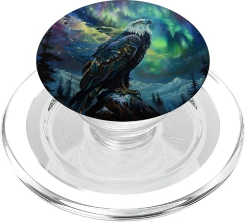 Adler Nordlichter PopSockets PopGrip für MagSafe Adler Nordlichter PopSockets PopGrip für MagSafe von Usa American Accessories