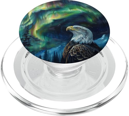 Adler Nordlichter PopSockets PopGrip für MagSafe Adler Nordlichter PopSockets PopGrip für MagSafe von Usa American Accessories