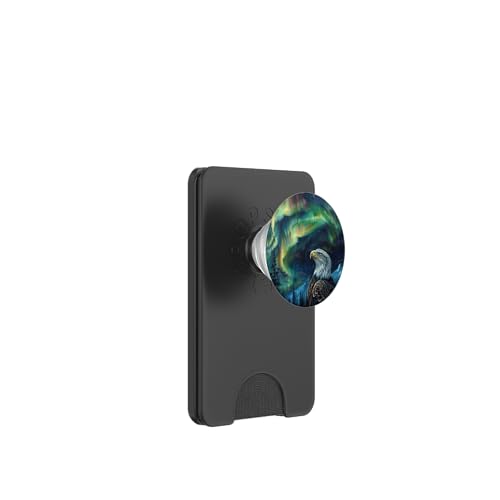 Adler Nordlichter PopSockets PopWallet für MagSafe Adler Nordlichter PopSockets PopWallet für MagSafe von Usa American Accessories