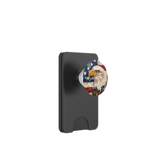 Adler USA Flagge Amerika Patriotisch PopSockets PopWallet für MagSafe von Usa American Accessories