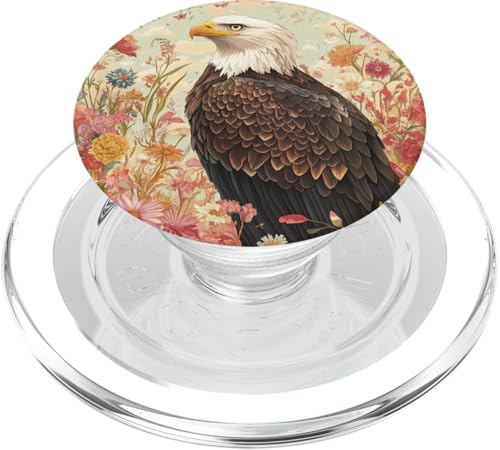 Adler Wildblumen PopSockets PopGrip für MagSafe Adler Wildblumen PopSockets PopGrip für MagSafe von Usa American Accessories