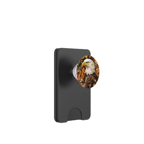 Adler in Wildblumen PopSockets PopWallet für MagSafe Adler in Wildblumen PopSockets PopWallet für MagSafe von Usa American Accessories
