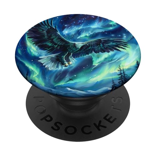 Eagle Night unterm Sternenhimmel PopSockets Klebender PopGrip Eagle Night unterm Sternenhimmel PopSockets Klebender PopGrip von Usa American Accessories