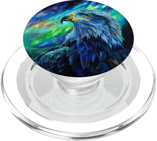 Eagle Night unterm Sternenhimmel PopSockets PopGrip für MagSafe Eagle Night unterm Sternenhimmel PopSockets PopGrip für MagSafe von Usa American Accessories