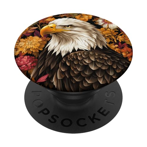 Floraler Adler PopSockets Klebender PopGrip Floraler Adler PopSockets Klebender PopGrip von Usa American Accessories