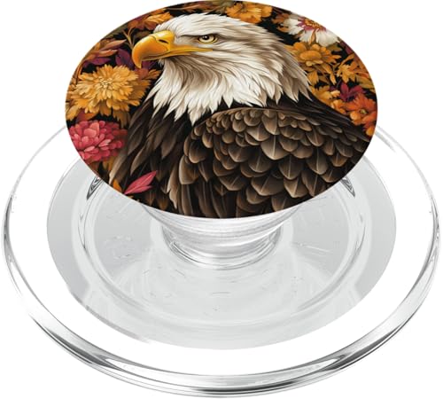 Floraler Adler PopSockets PopGrip für MagSafe Floraler Adler PopSockets PopGrip für MagSafe von Usa American Accessories