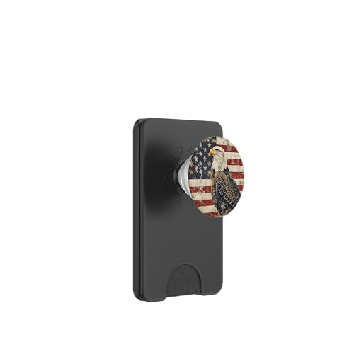 USA-Flagge, patriotisch, 4. Juli Adler PopSockets PopWallet für MagSafe USA-Flagge, patriotisch, 4. Juli Adler PopSockets PopWallet für MagSafe von Usa American Accessories