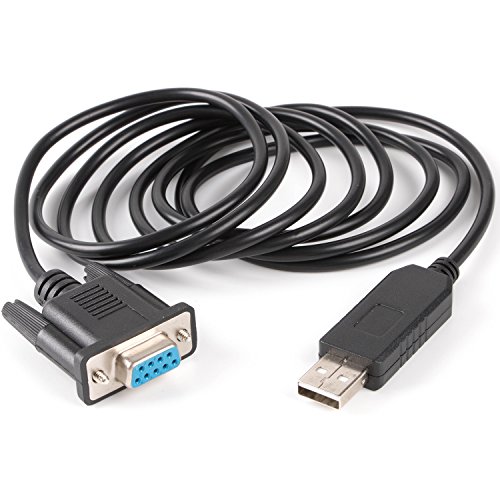 FTDI Chipsatz Cross Wired USB Seriell DB9 FT232R USB RS232 Null Modem Kabel PC-Steuerung TV-Kabel (Nullmodem (Laptop-PC mit USB-Kommunikation mit Destop-PC (mit DB9-Com-Port)) von usangreen