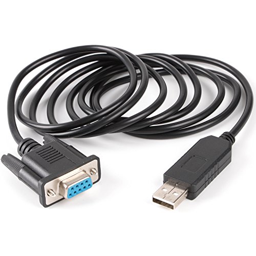 FTDI Chipsatz Kreuzverdrahtet USB Serial DB9 FT232R USB RS232 Null Modemkabel PC Control TV Kabel (Null Modem (Laptop PC mit USB kommunizieren mit Desktop-PC (mit DB9 COM-Port) von Usangreen