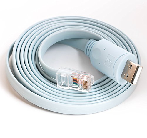 FTDI USB RS232 Serial COM-Port auf RJ45 Stecker Konsole Kabel Rollover Kabel für Cisco Router (1,8 m) von Usangreen