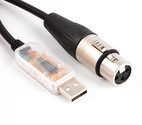 FTDI USB Rs485 XLR Dmx512 Bühnenbeleuchtung Ausrüstung Controller Kabel DIY für SGM Dmxking Dmxcontrol Freestyler Download (Länge: 1,8 m) von Usangreen