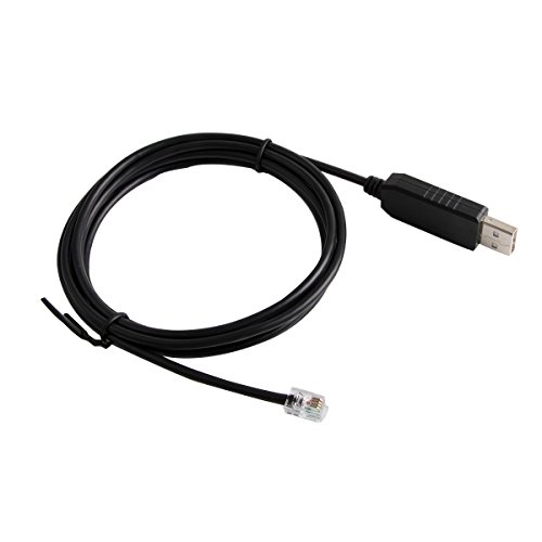 Meade 505 Teleskop-Kabel zur Verbindung mit PC, CP2102, USB RS232 auf 4P4C RJ10, Adapter-Steuerkabel, kompatibel mit ETX-90 ETX-125 LXD75 LX80 LX90 497 AutoStar Länge: 100 cm. von usangreen