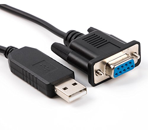 USB Serielles Kabel DB9 FTDI FT232R USB Rs232 Kabel PC-Steuerung TV-Kabel (2-RXD (gelb), 3-TXD (orange), 5-GND(GND), 7-RTS (grün), 8-CTS (braun), 1/4/6/9-NC) von usangreen