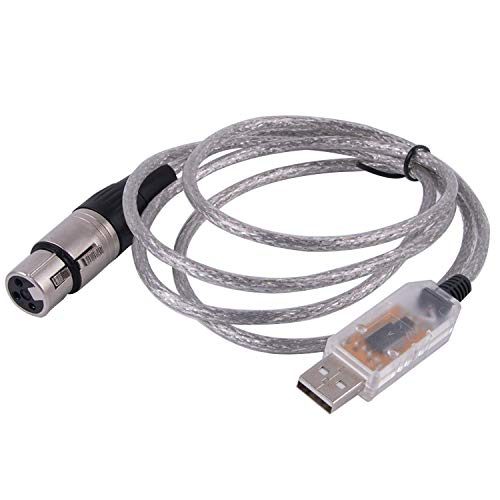 USB zu DMX 512 Schnittstellenadapter Controller DMX512 PC Bühnenbeleuchtung Controller Dimmer Dongle RS485 Serial 3pin XLR Konverter Unterstützung Freestyler Software (1,8 m, transparentes USB Shell) USB zu DMX 512 Schnittstellenadapter Controller DMX512 PC Bühnenbeleuchtung Controller Dimmer Dongle RS485 Serial 3pin XLR Konverter Unterstützung Freestyler Software (1,8 m, transparentes USB Shell) von usangreen