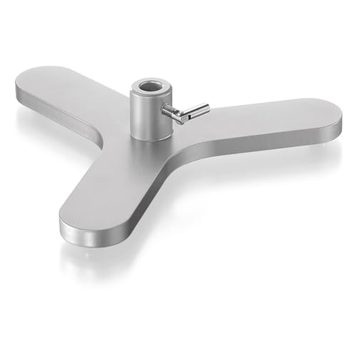 Usbeck Stativdreifuß für Stäbe bis 13mm, Flansch, 80mm Länge von Usbeck