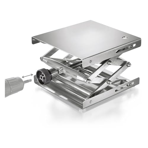 Usbeck Verstellbar Hebebühne mit Akkuschrauber, DIN 12897, 200mm x 200mm von Usbeck
