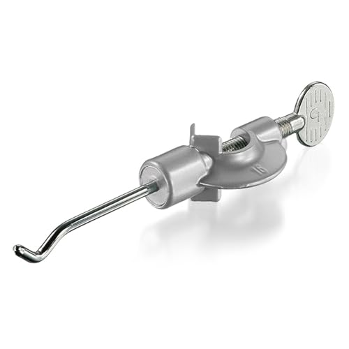 Usbeck Zinkdruckguss Muffe für Stäbe bis 16mm mit Haken, Vernickelt von Usbeck