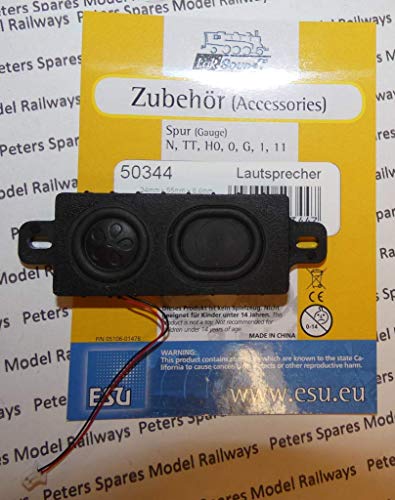 ESU 50344 DCC Lautsprecher 24x54x8,6mm 4 Ohm Bass Reflex von Use