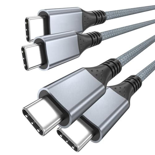 UseBean 240W USB C auf USB C Kabel 1m(2 Stück), USB C 3.2 Gen 2X2 20Gbps Ladekabel Lang, 4K@60Hz Display Video Typ-C Ladegerät Schnellladekabel für Thunderbolt 3/4 MacBook Pro/Air,Monitor,SSD,VR von UseBean