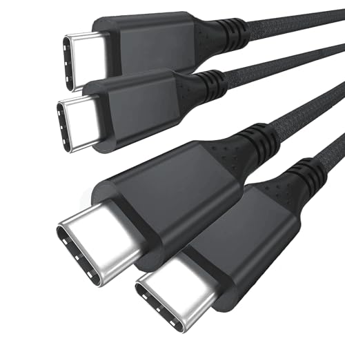 UseBean 240W USB C auf USB C Kabel 2m(2 Stück), Kurz USB C 3.2 Gen 2X2 20Gbps Ladekabel, 4K@60Hz Video Typ-C Ladegerät Schnellladekabel für MacBook Pro Air,iPad Air Pro Galaxy S23 S22 iPhone 15 von UseBean