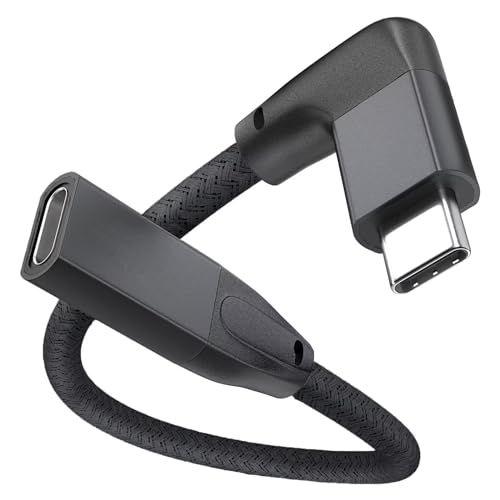 UseBean USB C Verlängerungskabel 0.2M, 90 Grad Winkel PD 100W 4K@60Hz Typ C 3.1 Gen2 20Gbps Stecker auf Buchse Verlängerung Kabel, für iPhone 15,Mag/safe Macbook M3 M2 M1,iPad Pro Air,Galaxy S24 UseBean USB C Verlängerungskabel 0.2M, 90 Grad Winkel PD 100W 4K@60Hz Typ C 3.1 Gen2 20Gbps Stecker auf Buchse Verlängerung Kabel, für iPhone 15,Mag/safe Macbook M3 M2 M1,iPad Pro Air,Galaxy S24 von UseBean