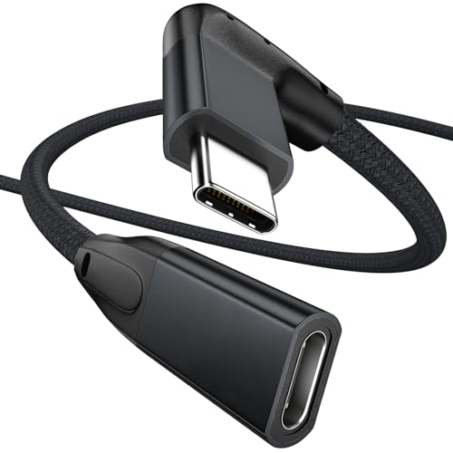 UseBean USB C Verlängerungskabel 1.8M, 90 Grad Winkel PD 100W 4K@60Hz Typ C 3.1 Gen2 10Gbps Stecker auf Buchse Verlängerung Kabel, für iPhone 15,Mag/safe Macbook M3 M2 M1,iPad Pro Air,Galaxy S24 UseBean USB C Verlängerungskabel 1.8M, 90 Grad Winkel PD 100W 4K@60Hz Typ C 3.1 Gen2 10Gbps Stecker auf Buchse Verlängerung Kabel, für iPhone 15,Mag/safe Macbook M3 M2 M1,iPad Pro Air,Galaxy S24 von UseBean