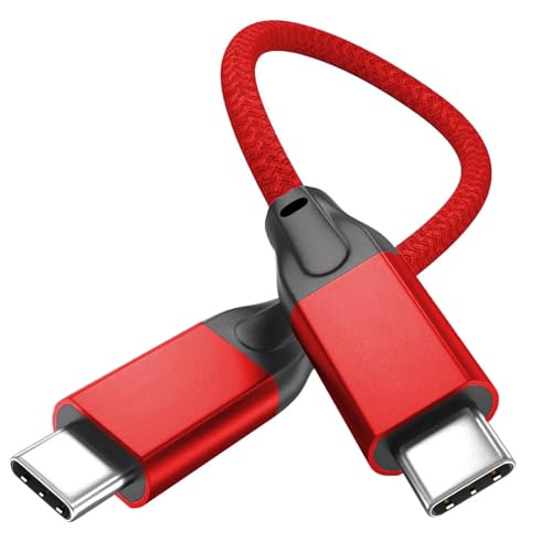 UseBean USB C auf USB C Kabel 100W 0.2M, Kurz USB 3.2 Gen 2X2 20Gbps Typ-C Ladekabel 5A PD Schnellladekabel,4K@60Hz Videoübertragung,für iPhone 15 Pro Max MacBook Pro,iPad Air,Galaxy S23/S22 von UseBean