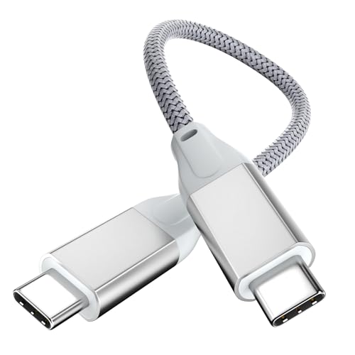 UseBean USB C auf USB C Kabel 100W 0.2M, Kurz USB 3.2 Gen 2X2 20Gbps Typ-C Ladekabel 5A PD Schnellladekabel,4K@60Hz Videoübertragung,für iPhone 15 Pro Max MacBook Pro,iPad Air,Galaxy S23/S22 von UseBean