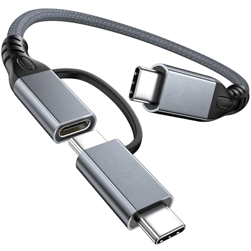 UseBean USB C auf USB C Kabel 240W 0.2M, USBC 3.2 Gen 2 Ladekabel 20Gbps Datenkabel,4K@60Hz Videoausgang, Kurz USB-C Verlängerungskabel für iPhone 15 Pro iPad Pro Air Mini MacBook Galaxy S23 S22 von UseBean