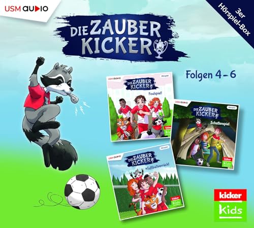 Die Zauberkicker Hörbox Folge 4-6 (3 Cds) von Usm Verlag (Rough Trade)