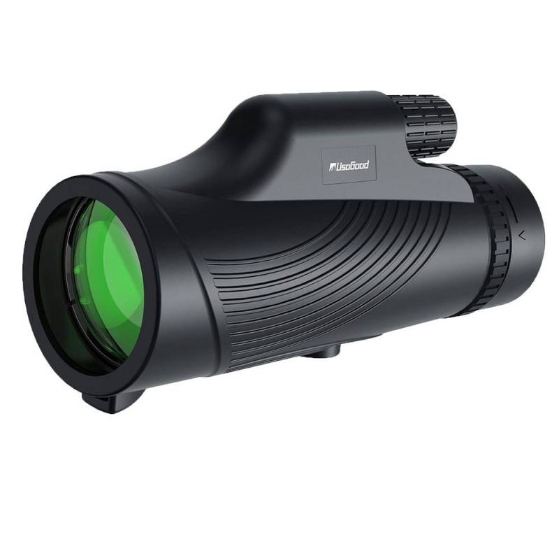 Usogood 10x42 Monokular Teleskop, Bak4 Prisma Dual Fokus Monokulares Teleskop Fernglas (Hochauflösendes, leichtes, für Vogelbeobachtung Jagd Wandern) von Usogood