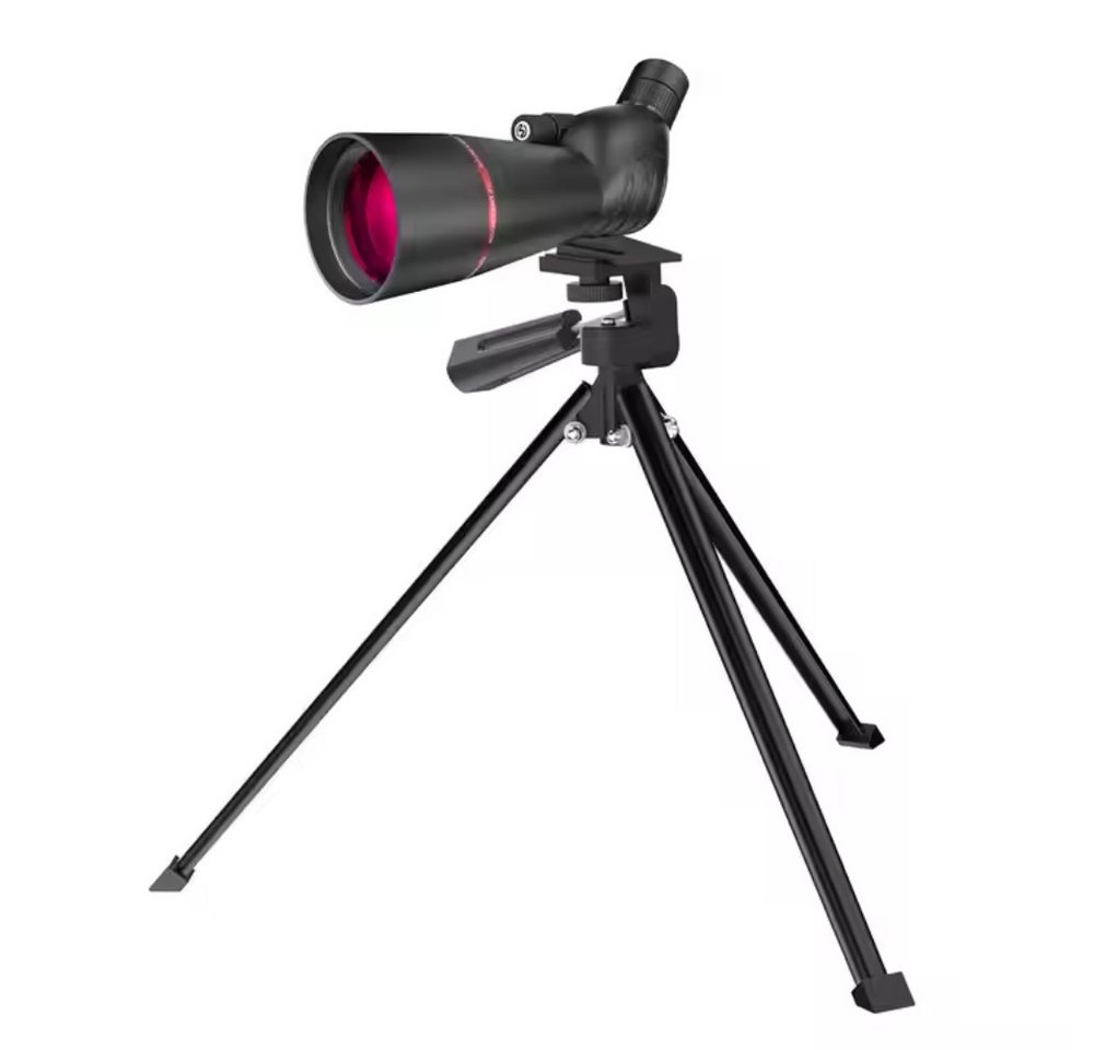 Usogood Spektiv mit Stativ 25-75x60, Spotting Scope für Vogelbeobachtung Spektiv (Mehrschichtbeschichtung, Metallstativ, Fokus-Handrad, BK4 Prismen) von Usogood